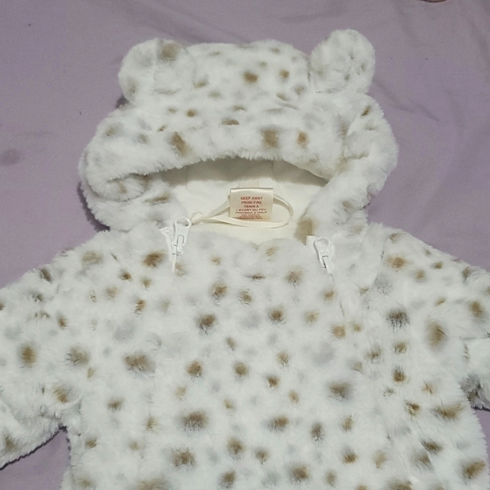 0-3 month winter body suit coat